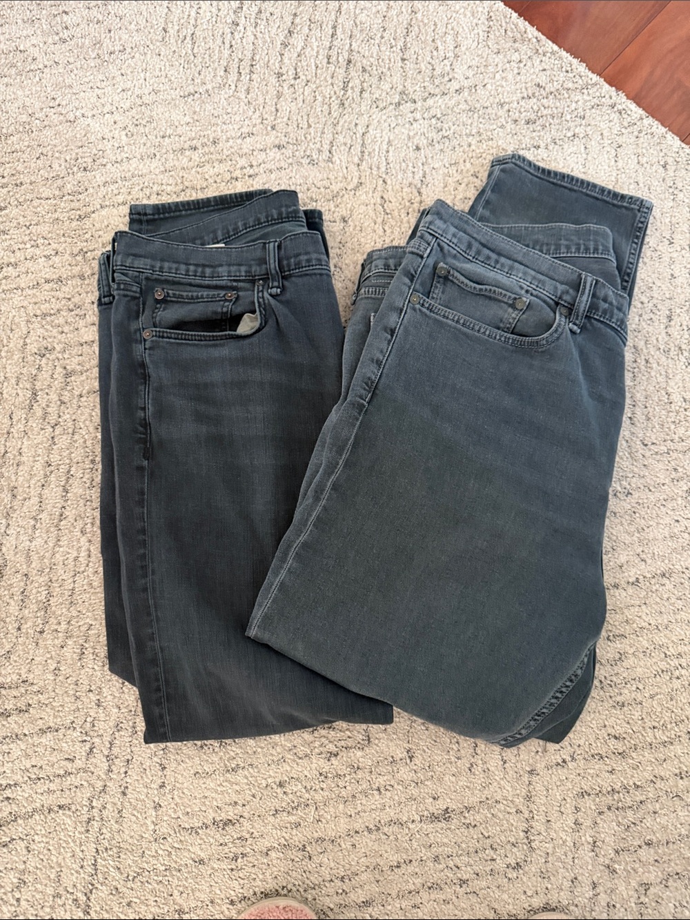 Lot of 2 Pair Mens Rag & Bone dark  Jeans Fit 2 Slim size 38/30